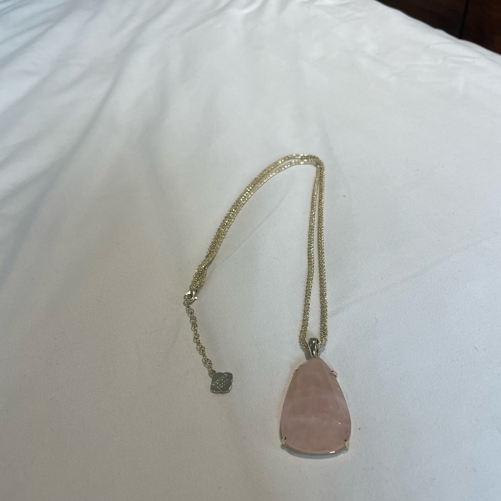 Kendra Scott Blush pendant statement necklace